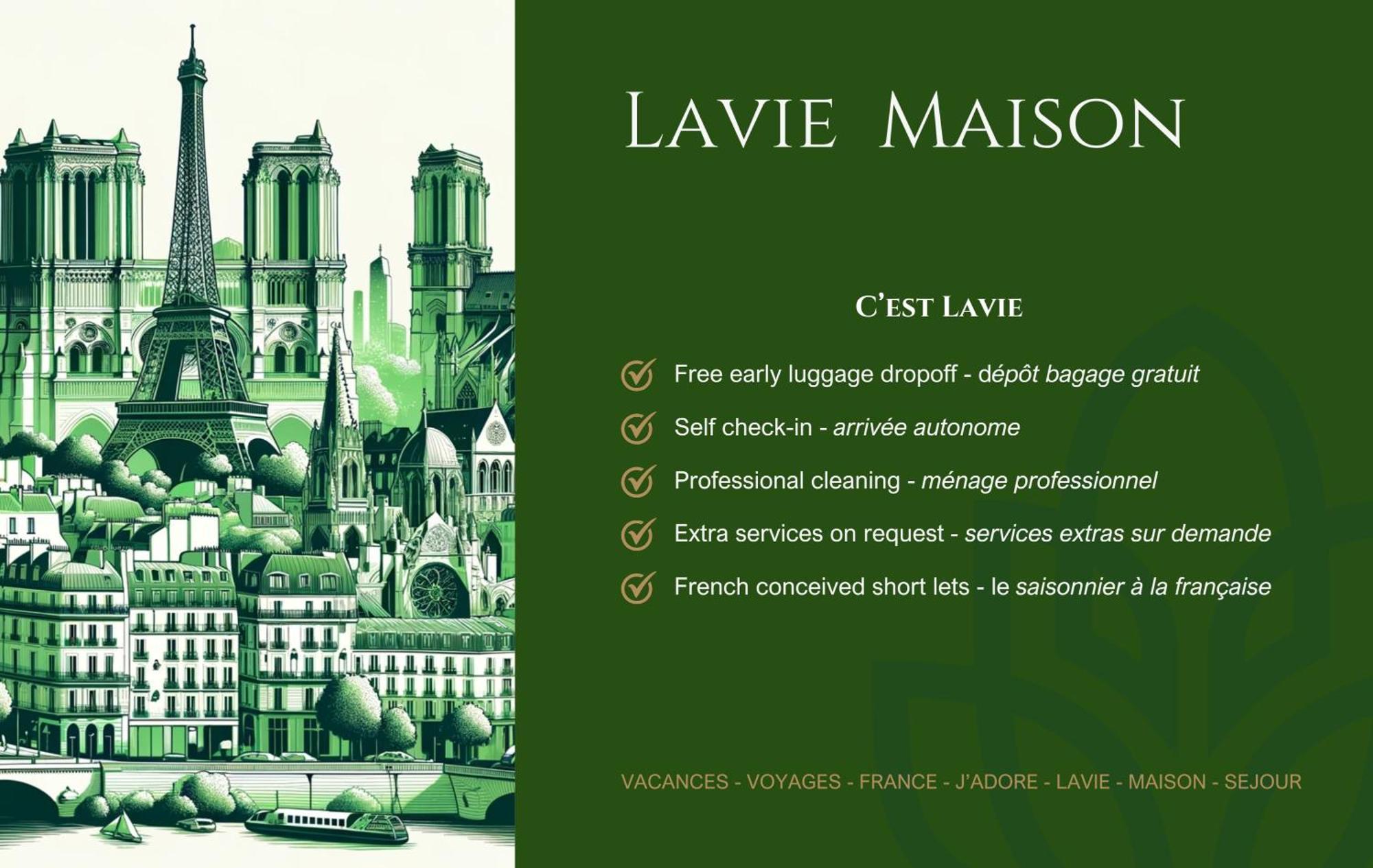 Lavie Maison Eiffel Ac Hot Tub Paris Exterior photo